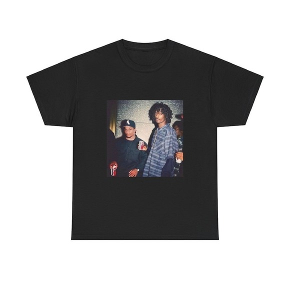 Tops - Eazy-E Rapper Tee - 90_s Hip Hop Clothing - Eazy-E Shirt